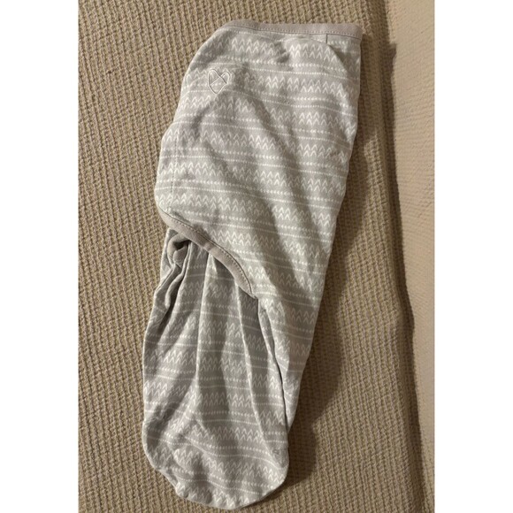 Swaddle Me Baby Wrap SM/MED 7-14 Lbs Lot of 2 100% Cotton Unisex Grey - Picture 6 of 9